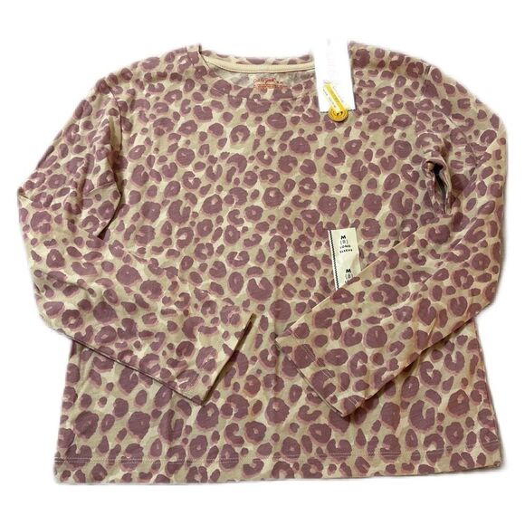 Nwt cat & Jack size 8 cheetah long sleeve shirt - Picture 1 of 1